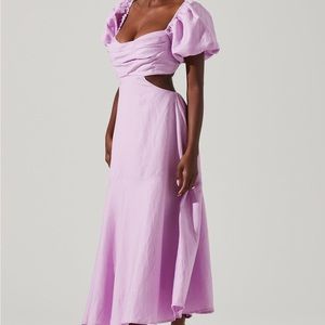 ASTR The Label The Winley Dress Lilac Size X-Small